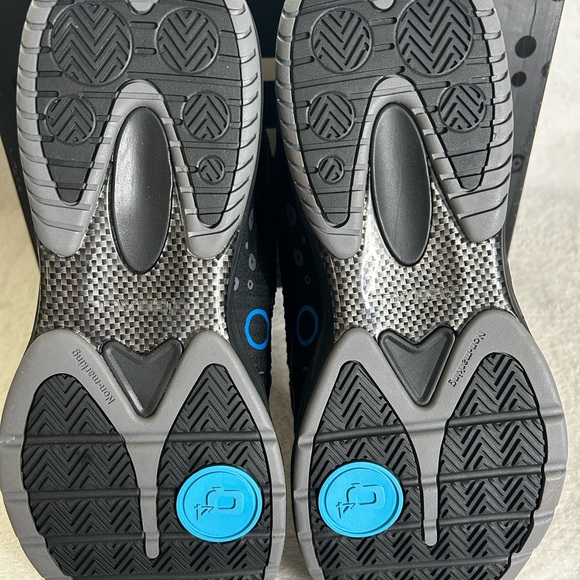 Stylish Black and Blue Athletic Sneakers main image 7
